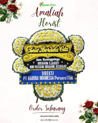 Papan Bunga Duka di Banyumurni